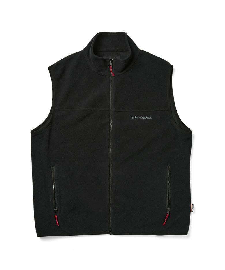 Comfortable Light Fleece Vest Black