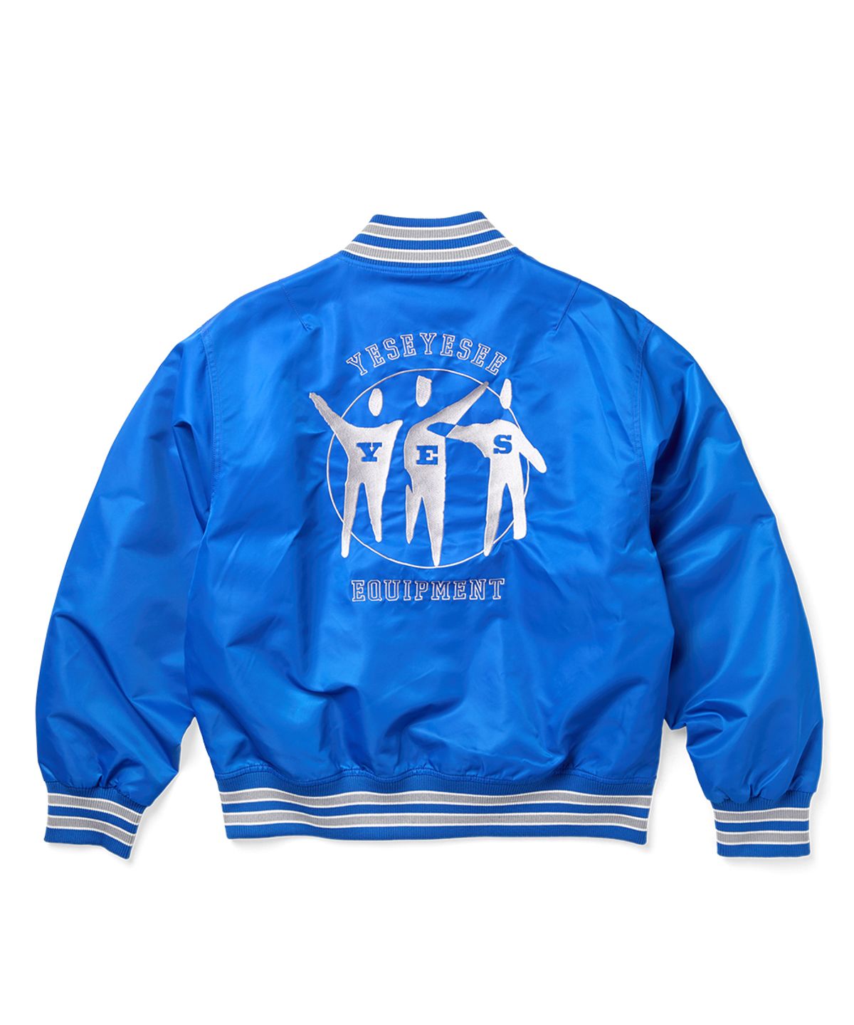 예스아이씨(YESEYESEE) Y.E.S Team Stadium Jacket Blue