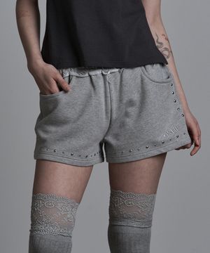 컷 오프 빈티지 쇼츠 멜란지