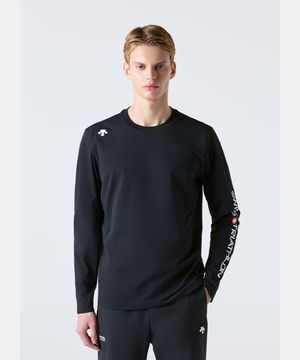 스위스 트라이애슬론 긴팔 티셔츠 블랙 SR123ITL21