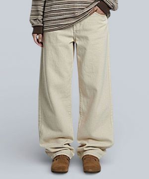 베이직 와이드 코튼 데님팬츠 6 Color [ANBP_6001]