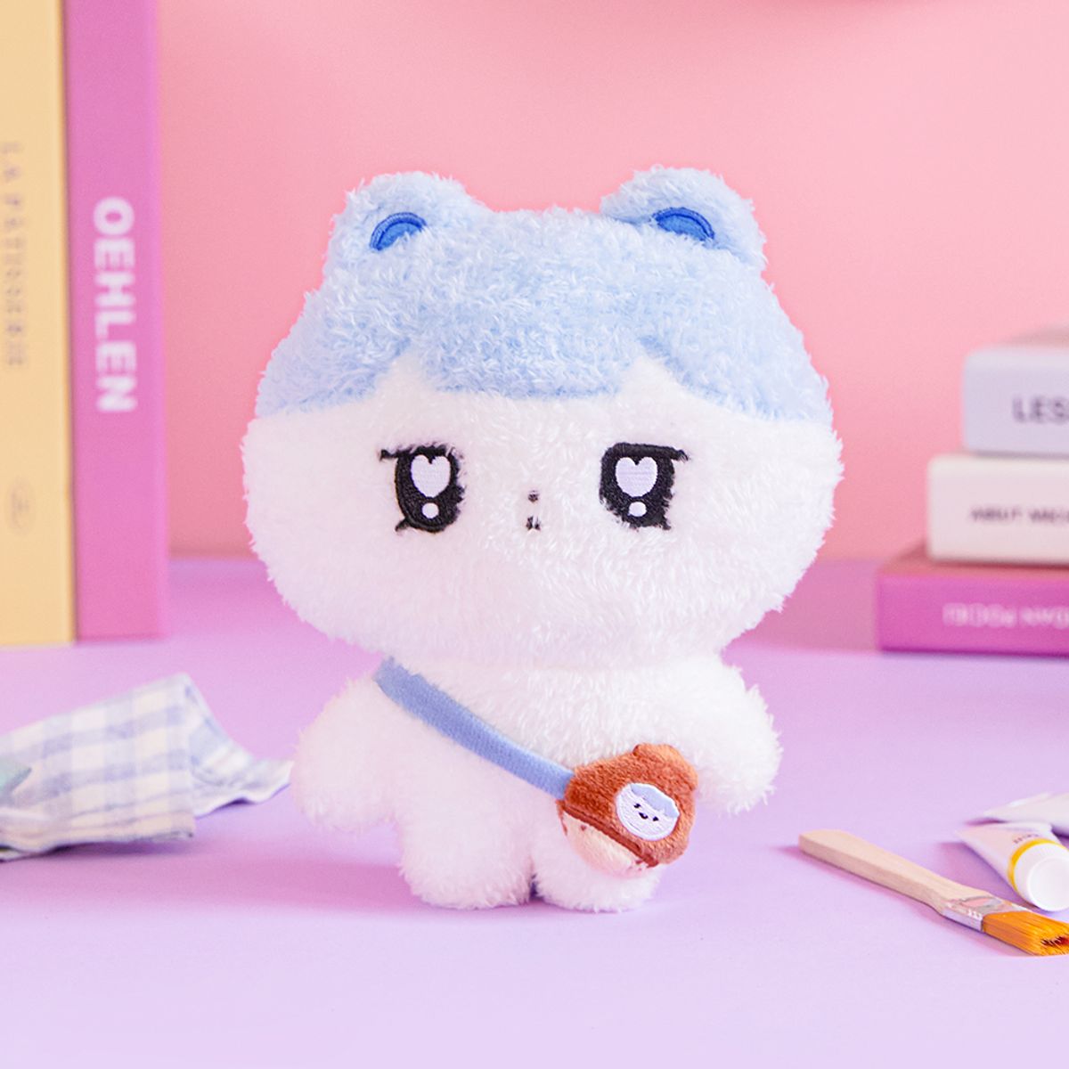 카카오프렌즈(KAKAO FRIENDS) 콩밤이 크로스백 멘 포슬인형_밤이