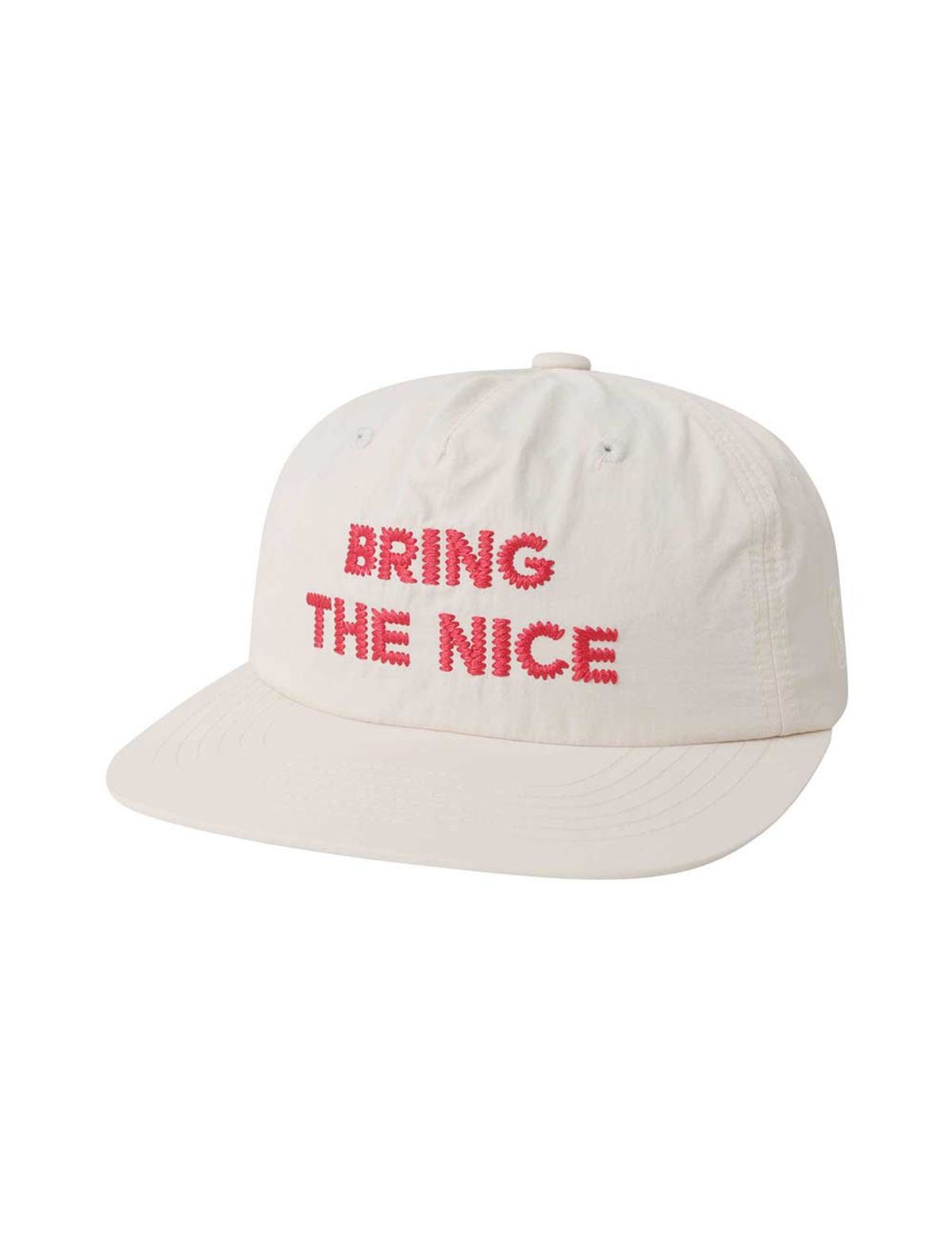 엔비에이(NBA) MIN 슬로건 레터링 나일론 HYFLAT_S_CAP_HF165 아이보리