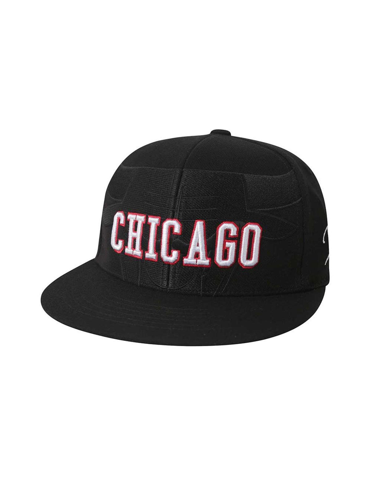 엔비에이(NBA) CHI 어센틱 올오버 FLEX 스냅백 HYFLAT_H_CAP_HF_170 블랙