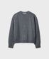 COMFORT WOOL CROP CARDIGAN [DARK GRAY]