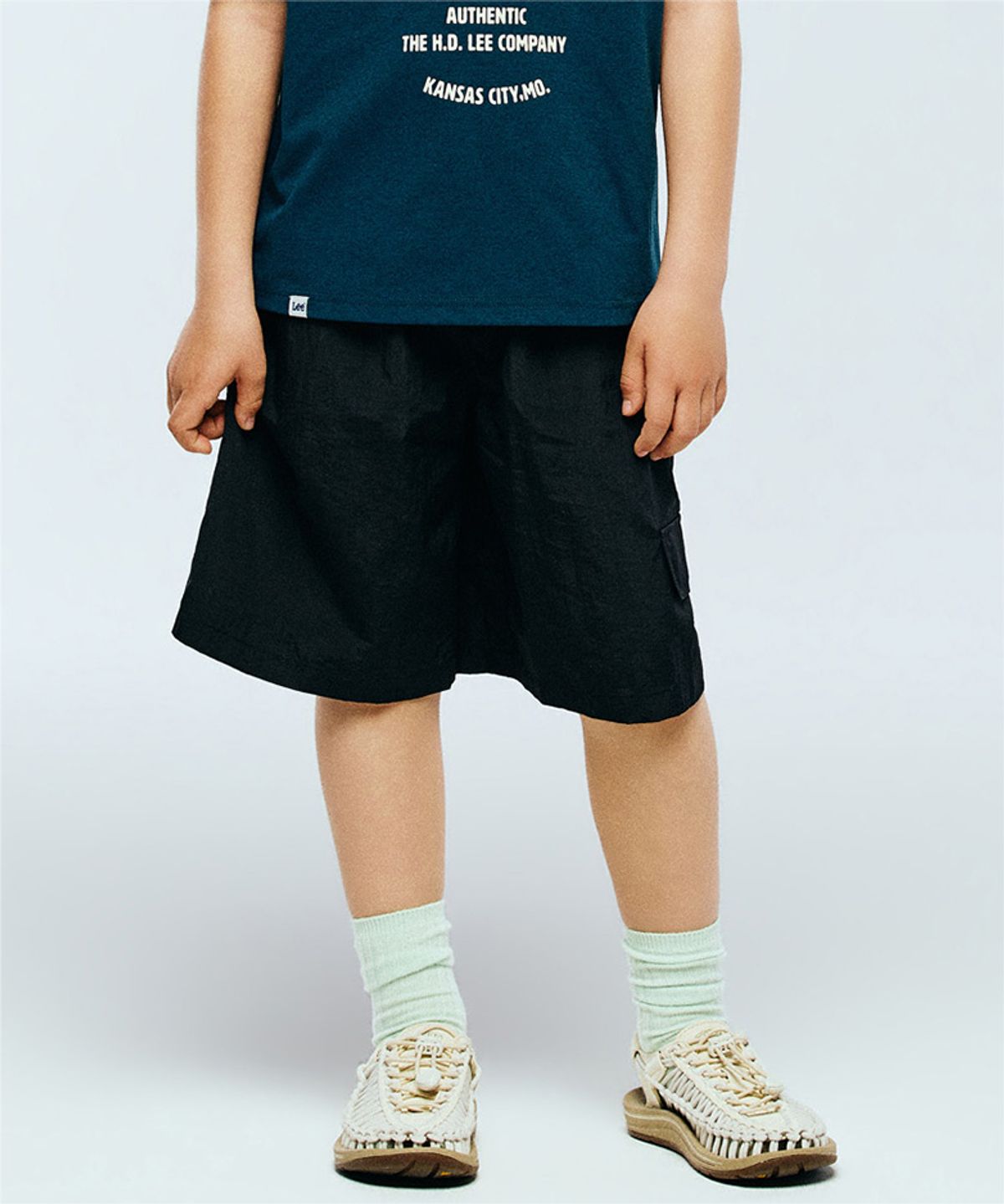 리 키즈(LEE KIDS) 기능성 나일론 쇼츠 블랙 LK2602SO60BK