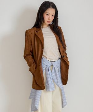 스카프배색 래글런 풀오버 OK6SP1710