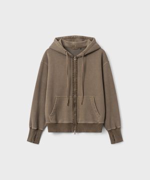 네오 유틸리티 후디 집업 - 다잉 브라운