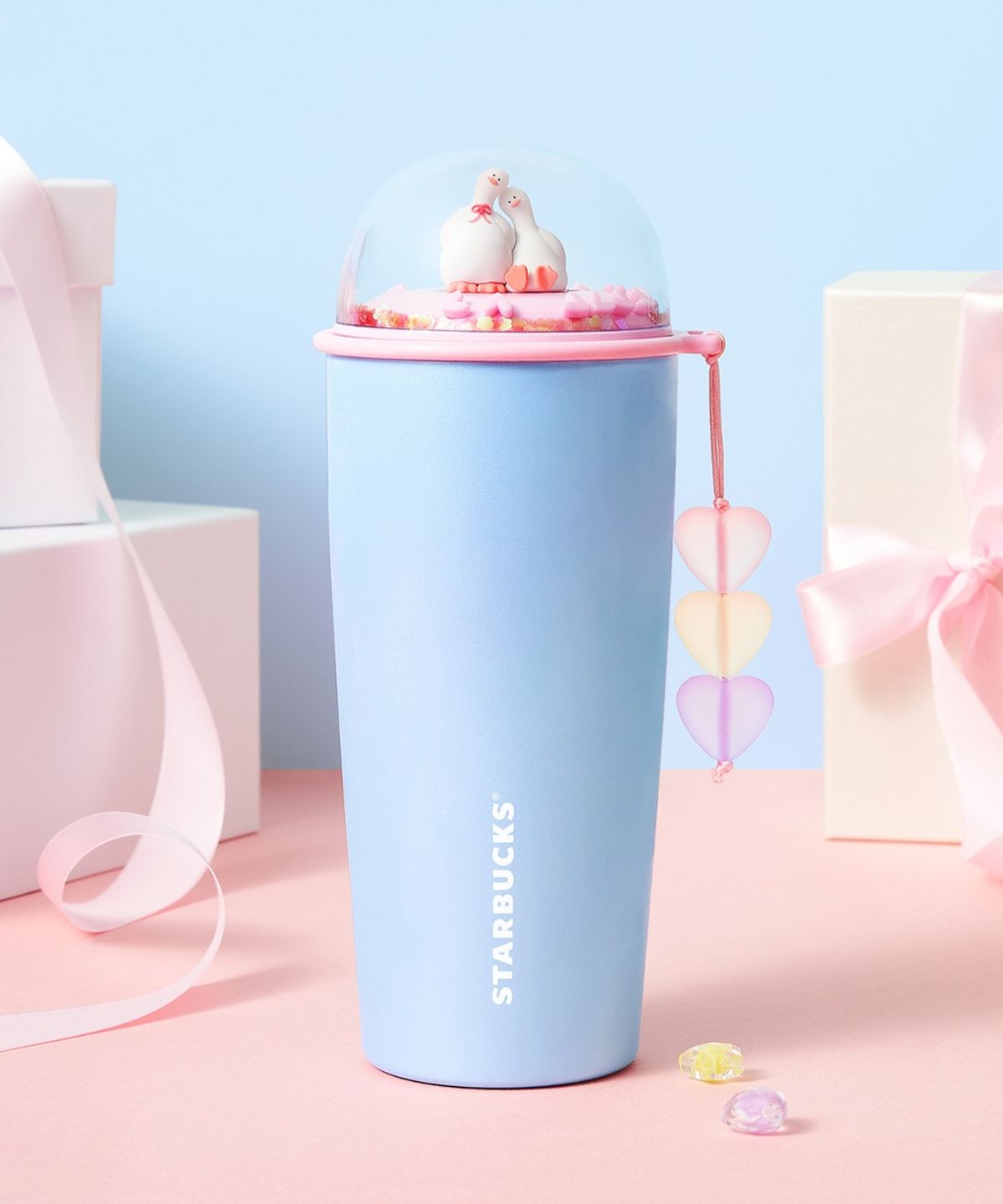 스타벅스(STARBUCKS) SS 젤리덕 돔 텀블러 473ml +에코텀블러음료쿠폰(카톡발송)