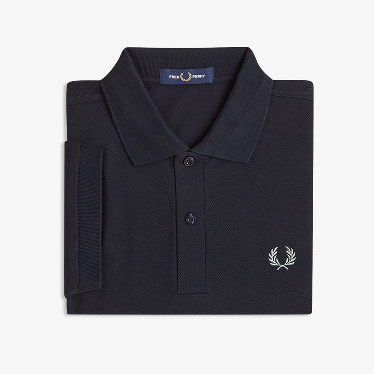프레드페리(FRED PERRY) [M6000] 플레인 프레드페리 셔츠 - 네이비/시그래스 AFPM2616000-T73