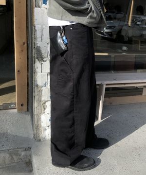 D링 카펜터 커브드 코튼 데님_2COLOR