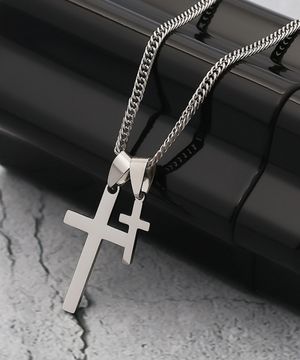 크로시더블  BM261N1232 십자가 남자 목걸이