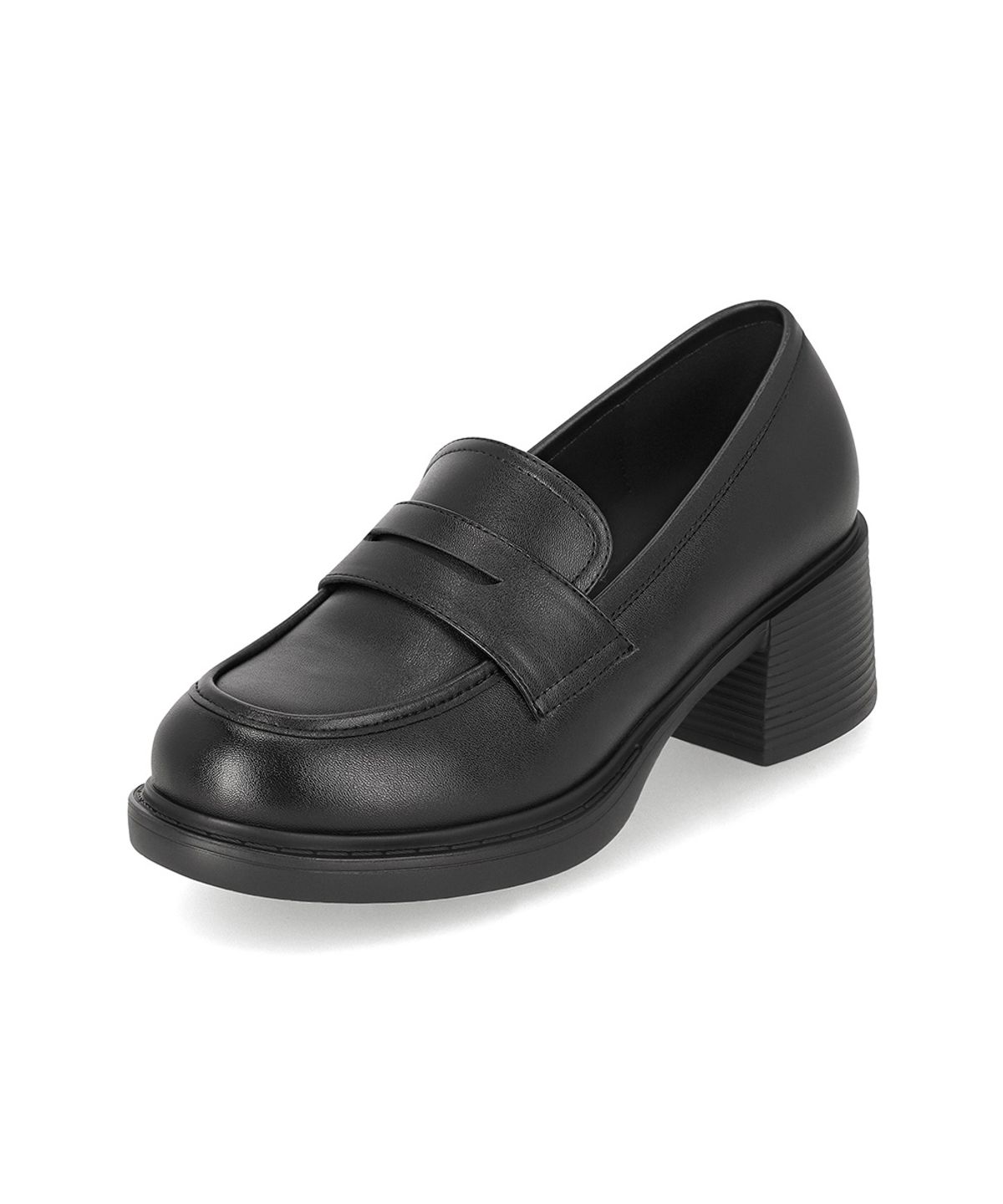 엘칸토(ELCANTO) 인텐스 여성 클래식 블록힐 페니로퍼 5.5cm LCWD51I613