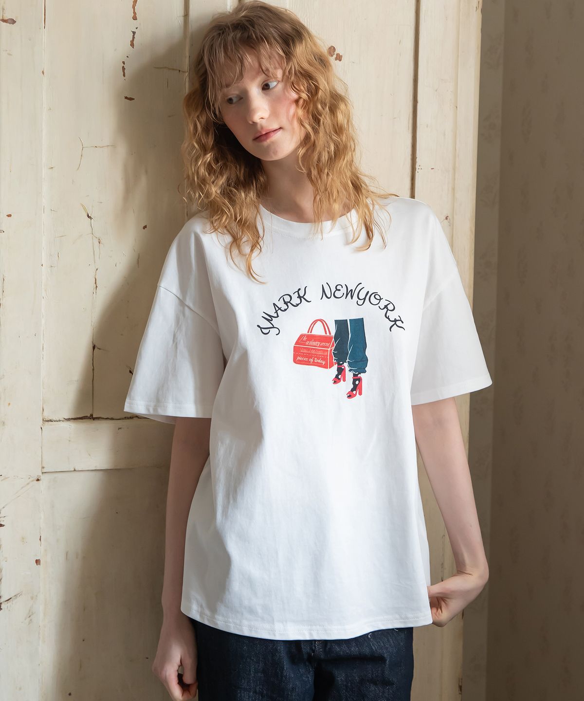 제이마크뉴욕(JMARKNEWYORK) Lettering T-shirt_2color
