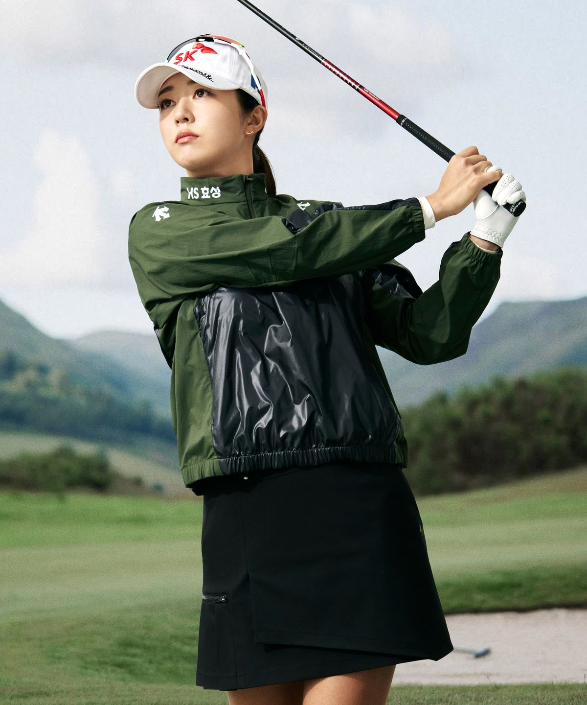 데상트 골프(DESCENTE GOLF) 아크먼트(ACMT) 여성 아크모션 아노락 점퍼  DR12WFBL35