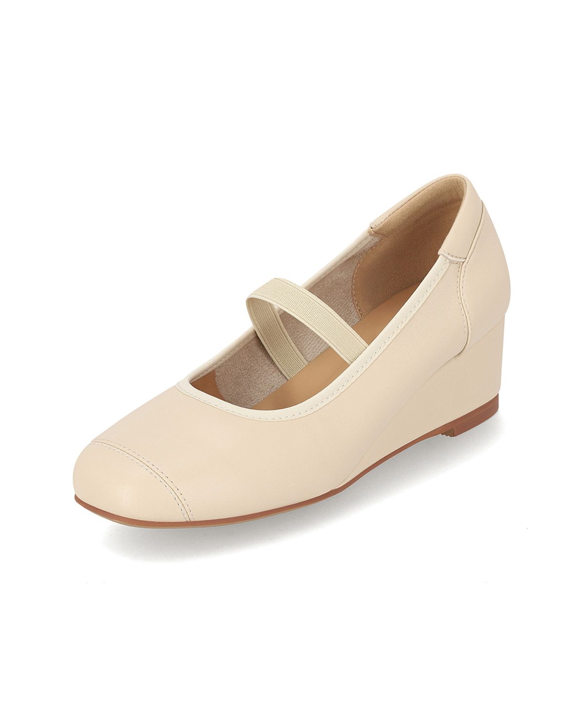 엘칸토(ELCANTO) 인텐스 여성 엘라스틱 밴드 웨지 힐 5cm LCWD99I613