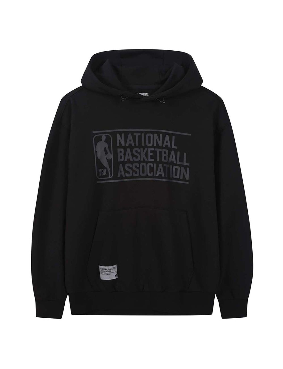 엔비에이(NBA) ESSENTIAL 빅 그래픽 후드 티셔츠 블랙