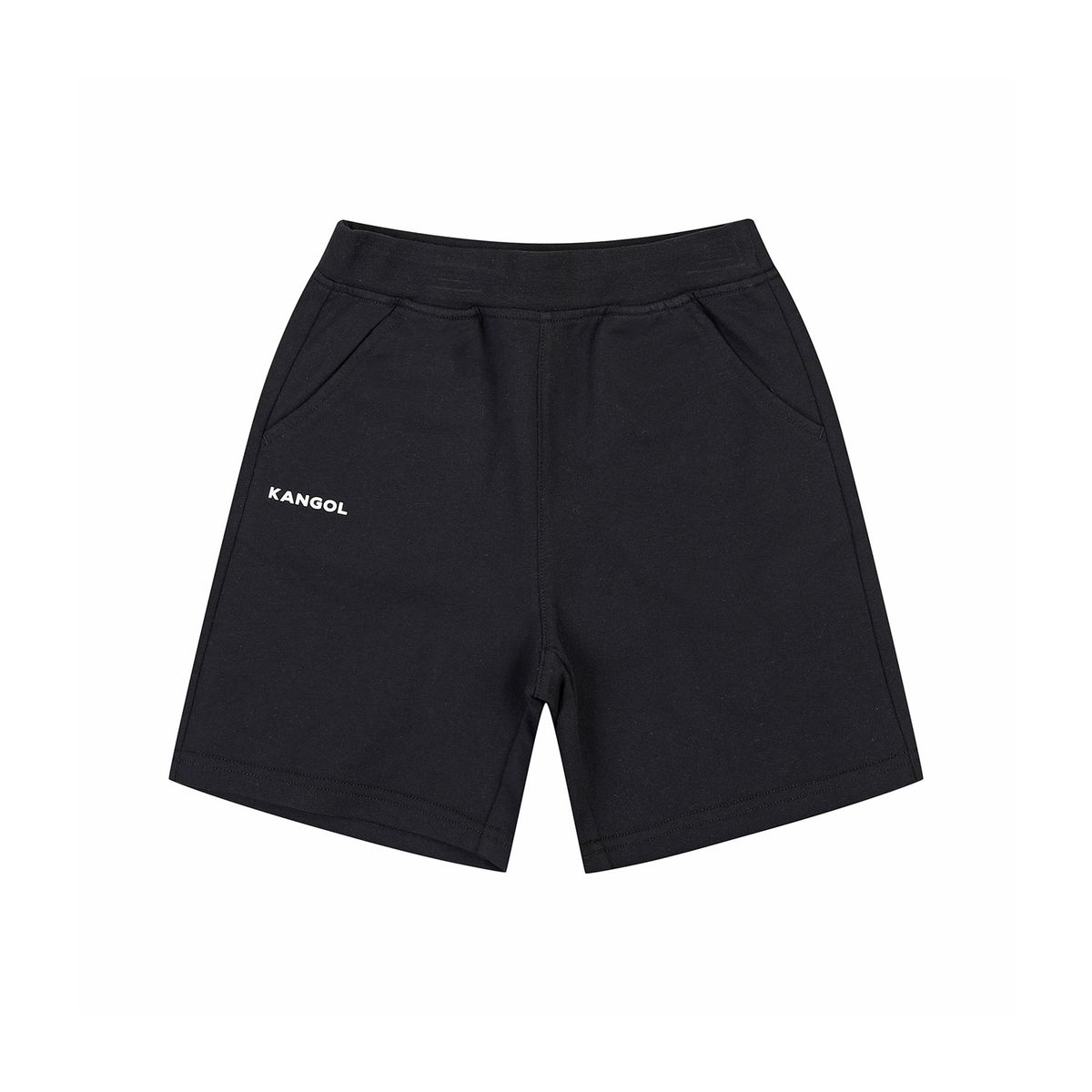 캉골키즈(KANGOL KIDS) 레터링 저지 쇼츠 SB 0005 블랙
