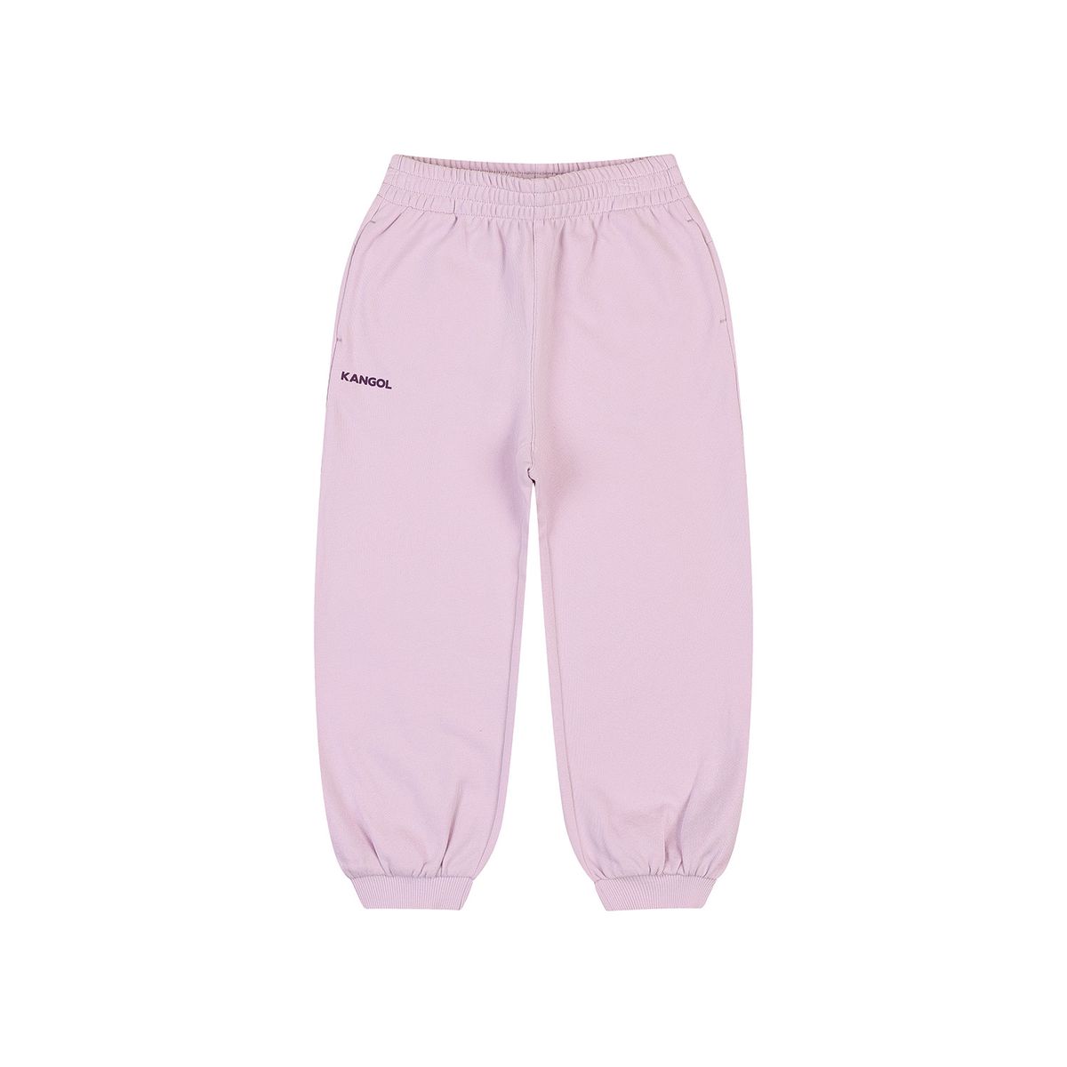 캉골키즈(KANGOL KIDS) 레터링 레귤러 핏 스웻팬츠 SA 0050 핑크