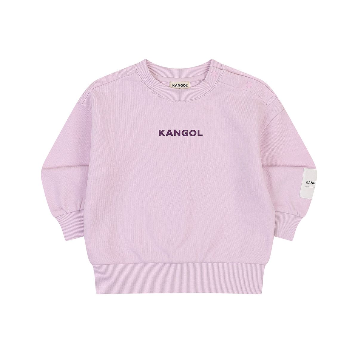 캉골키즈(KANGOL KIDS) 레터링 오버핏 스웻셔츠 SA 0050 핑크