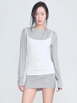 Soft Long Sleeveless _ Ivory