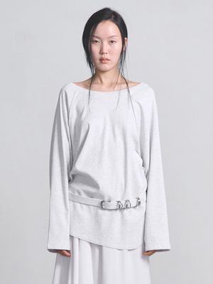 CR Raw Top _ Melange Gray