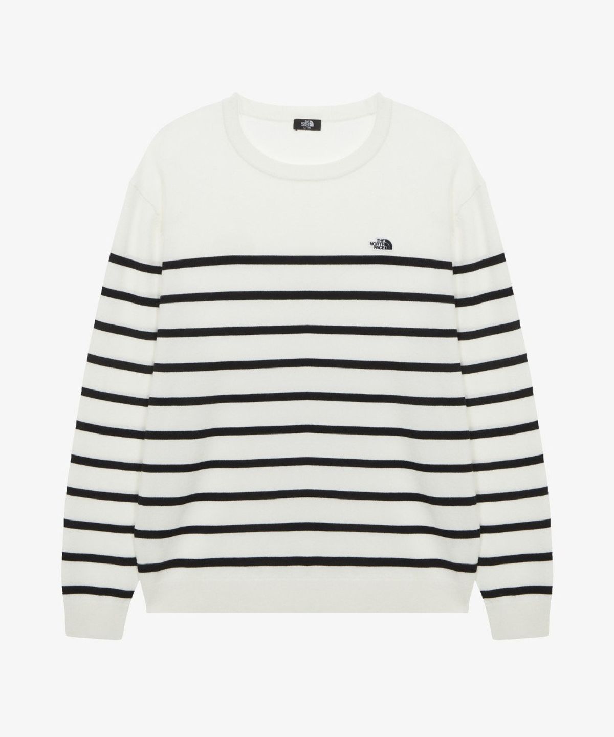 노스페이스(THE NORTH FACE) NT7AR70B 남성 보르가 스트라이프 스웨터 CREAM
