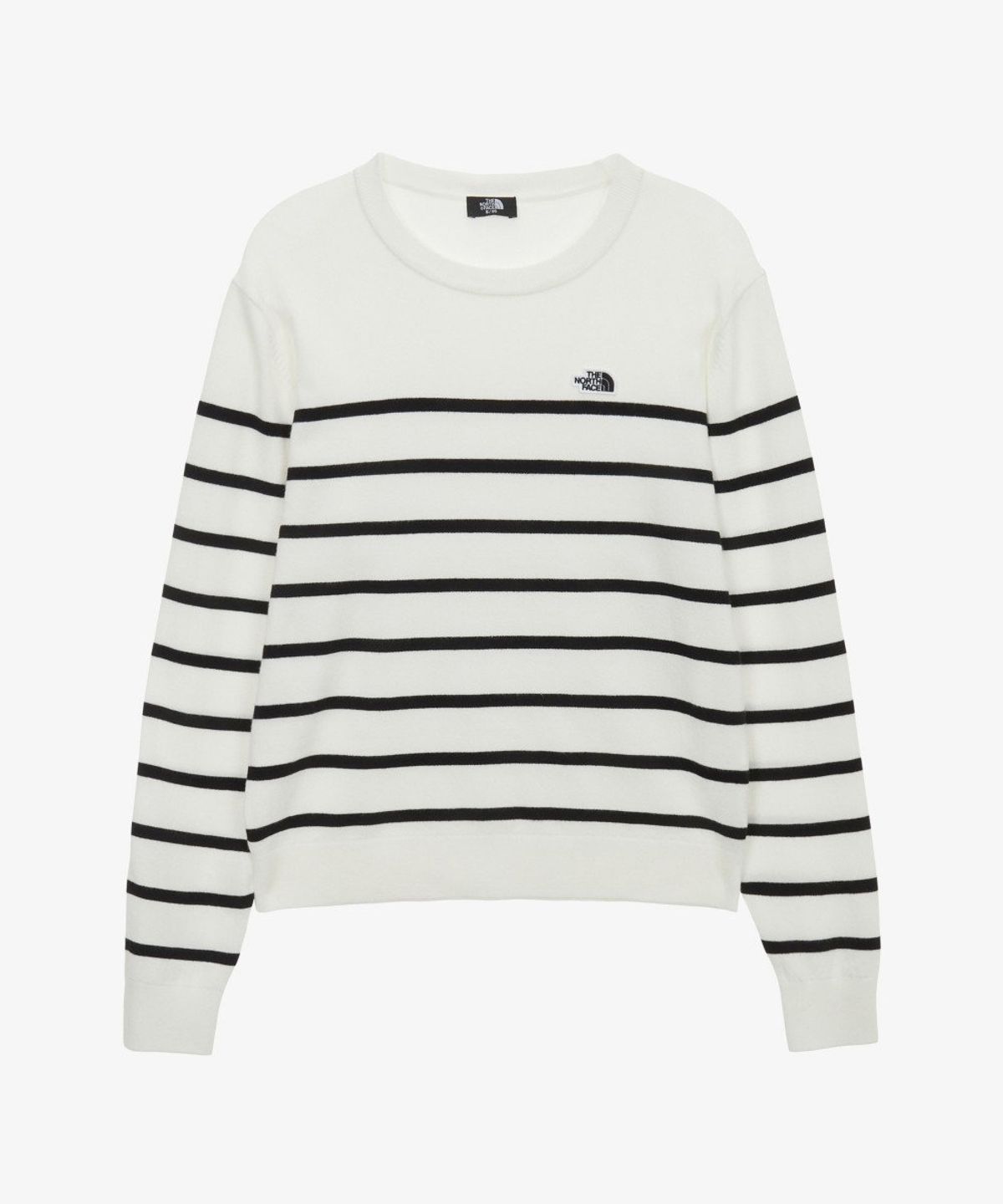 노스페이스(THE NORTH FACE) NT7AR90B 여성 보르가 스트라이프 스웨터 CREAM