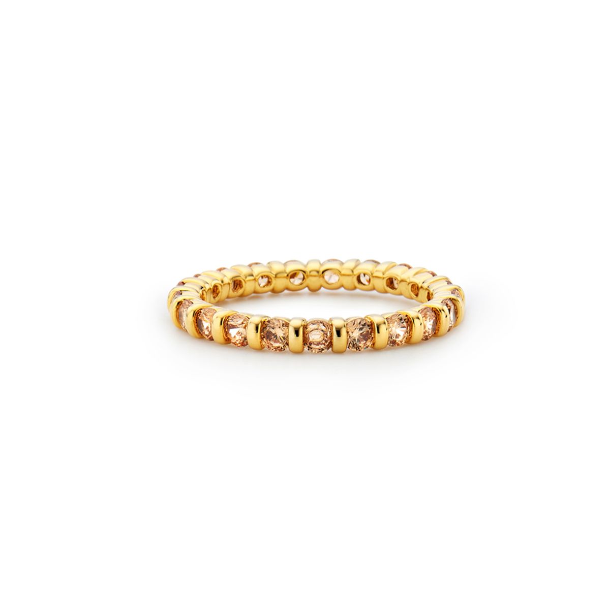 이에르로르(HYERES LOR) 에센스 실버(Y) 모던 테니스 반지 2.5mm 샴페인 HL4R42410Y9