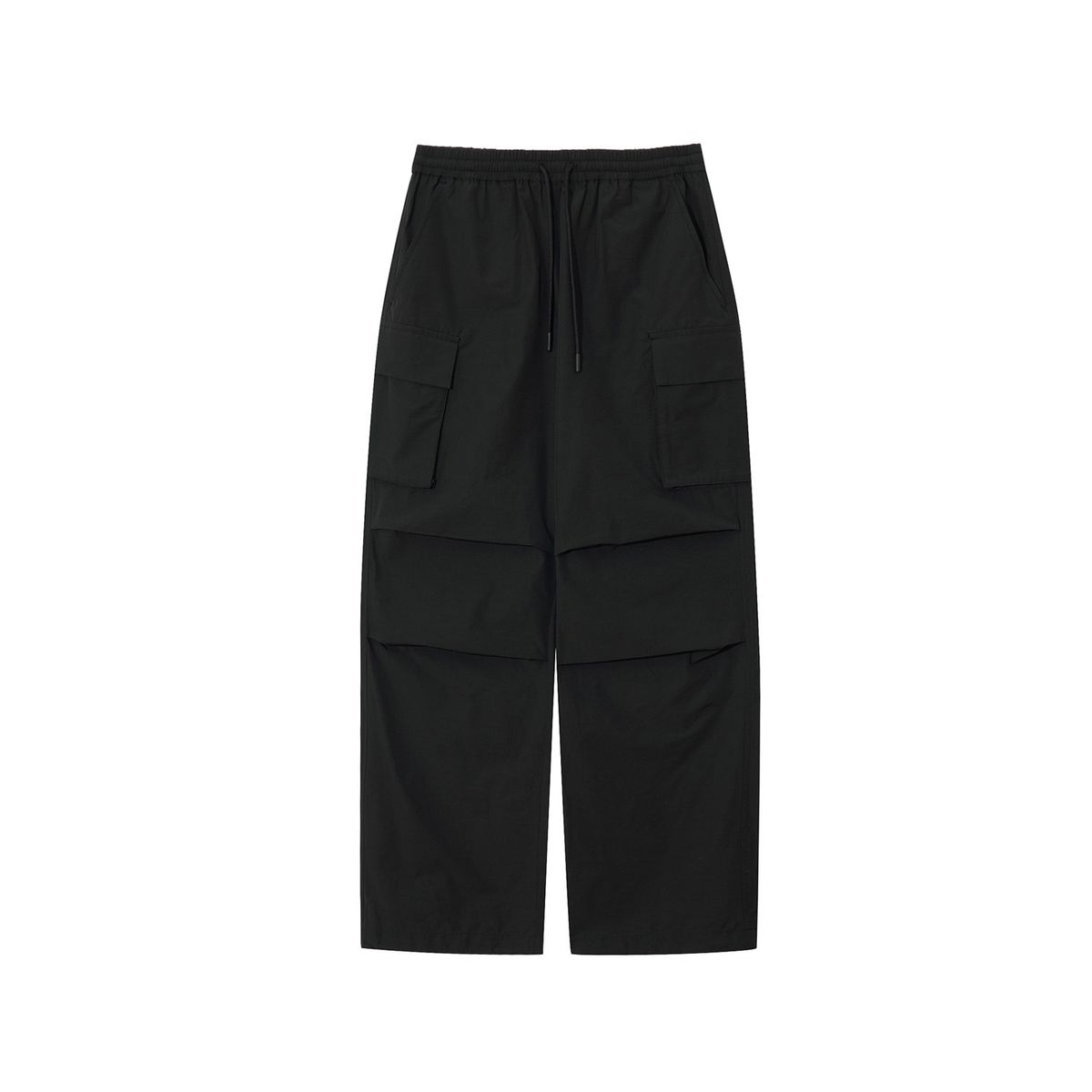 캉골(KANGOL) 우먼스 나일론 카고 팬츠 4574 블랙