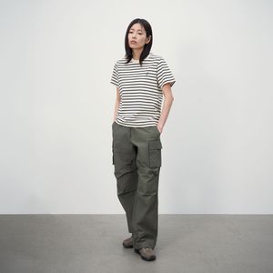 우먼스 나일론 카고 팬츠 4574 카키