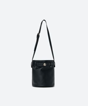 Bold Stud Belt Bucket Bag / BLACK