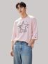스타셀렉션 WITH STAR 7부 티셔츠(PINK)