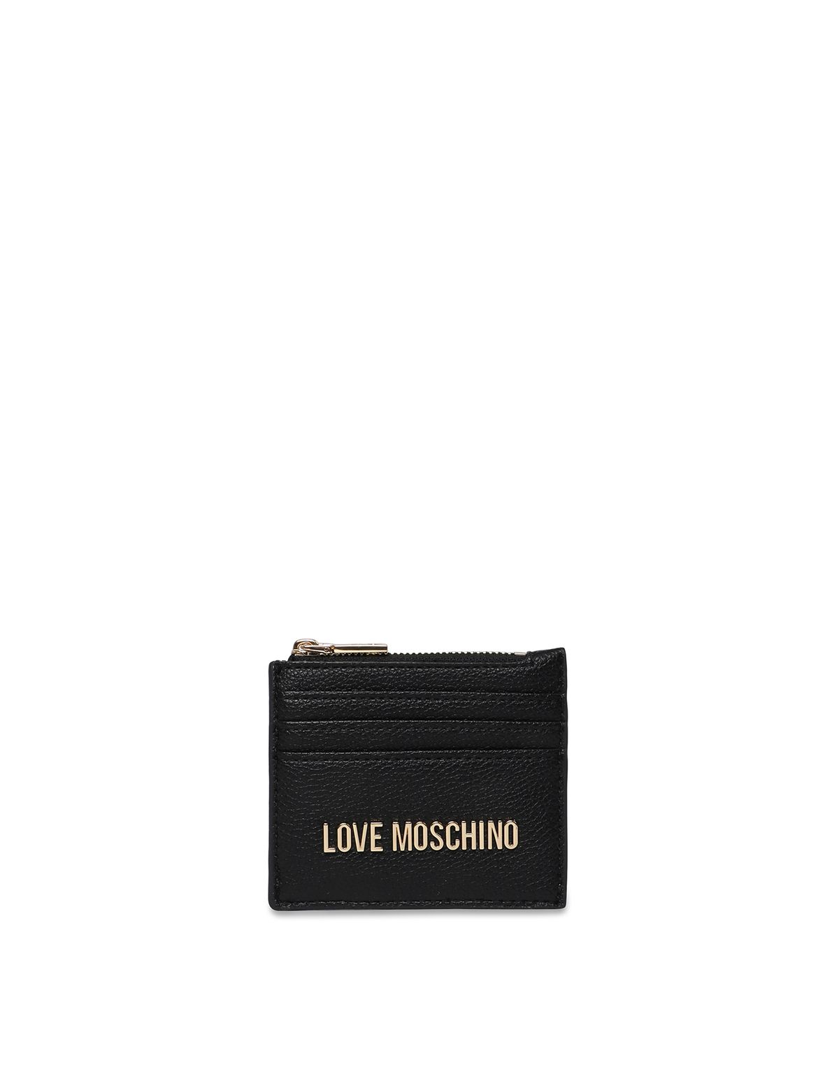 러브 모스키노(LOVE MOSCHINO) 러브 로고 카드지갑 BLACK