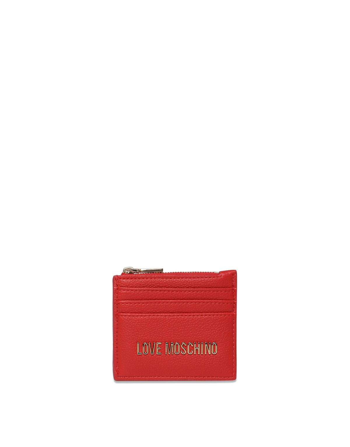 러브 모스키노(LOVE MOSCHINO) 러브 로고 카드지갑 RED