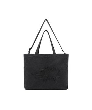 3STAR RAW EDGE 2WAY BIG BAG_CHARCOAL(NG2GSUAB44A)