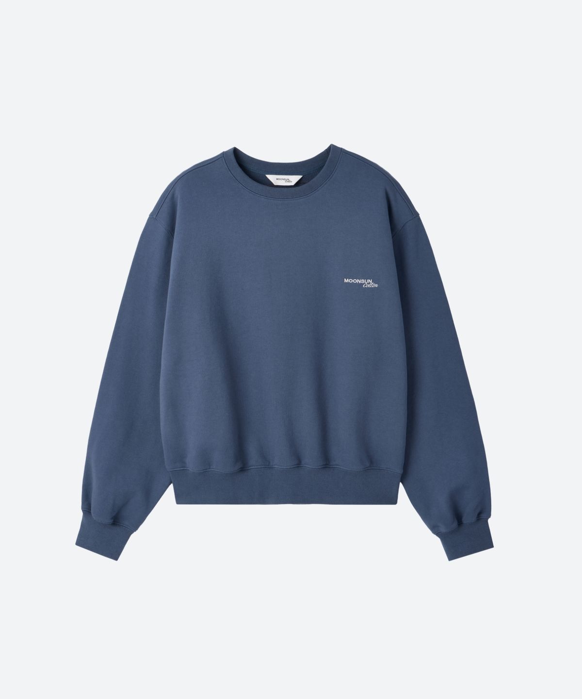 문선 아카이브(MOONSUN ARCHIVE) M.C UNISEX, Logo Basic Sweatshirt / BLUE
