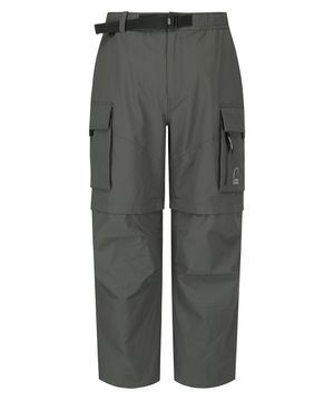 라몬트(LAMONT) 9부 2WAY 컨버터블 팬츠 (와이드핏) CHARCOAL