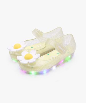 LED 데이지 라이팅 유아 여아 젤리슈즈