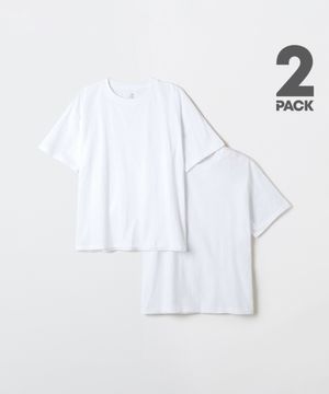 [2PACK] 코튼 레귤러핏 반팔티_SPRWGA9A01