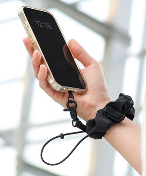 본보야지 밴딩 손목 스크런치 스트랩 - 블랙