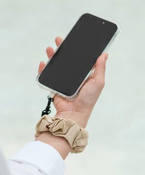 본보야지 밴딩 손목 스크런치 스트랩 - 베이지