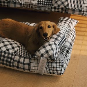 NU:BI 페어링 펫 쿠션 네이비