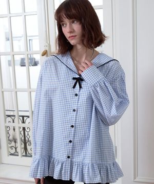 세일러 셔츠_블루