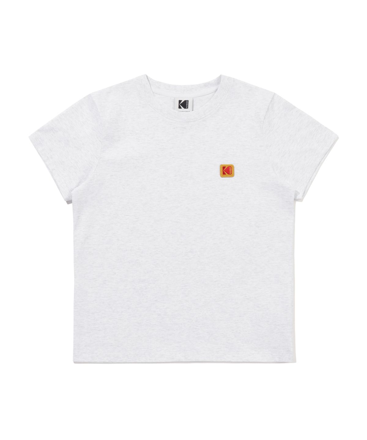 코닥(KODAK) 에센셜 아스킨 반팔 티셔츠 우먼 WHITE MELANGE
