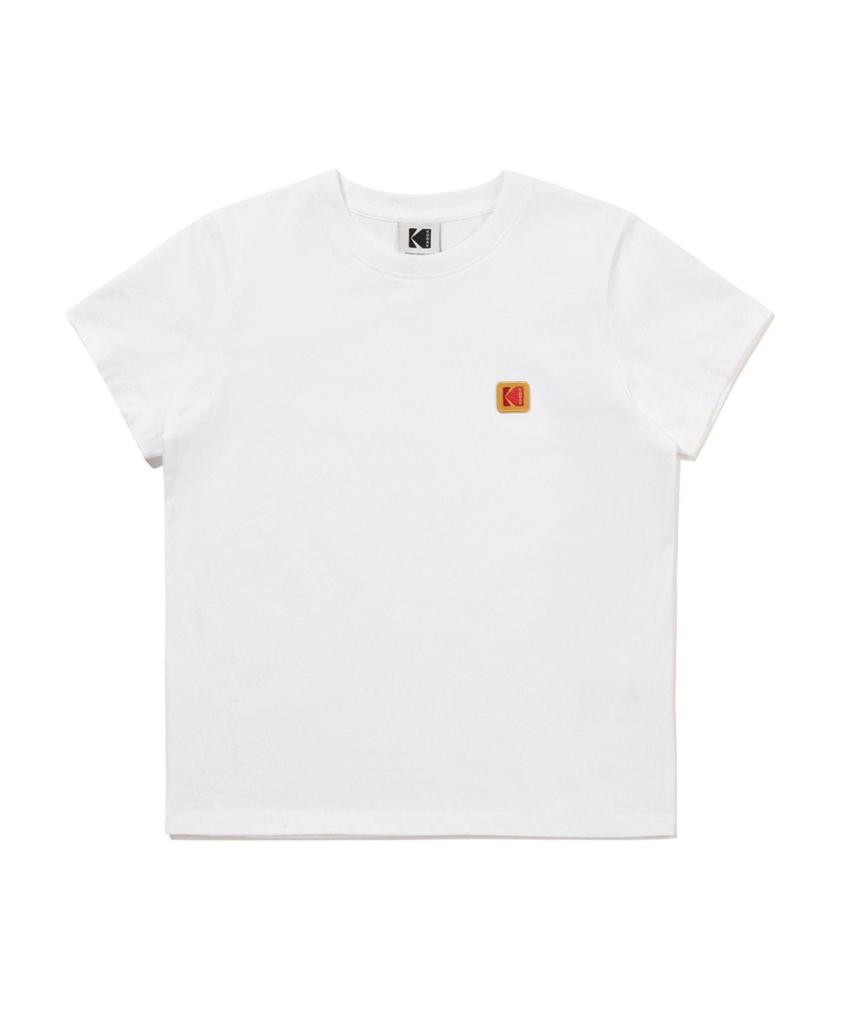 코닥(KODAK) 에센셜 아스킨 반팔 티셔츠 우먼 WHITE