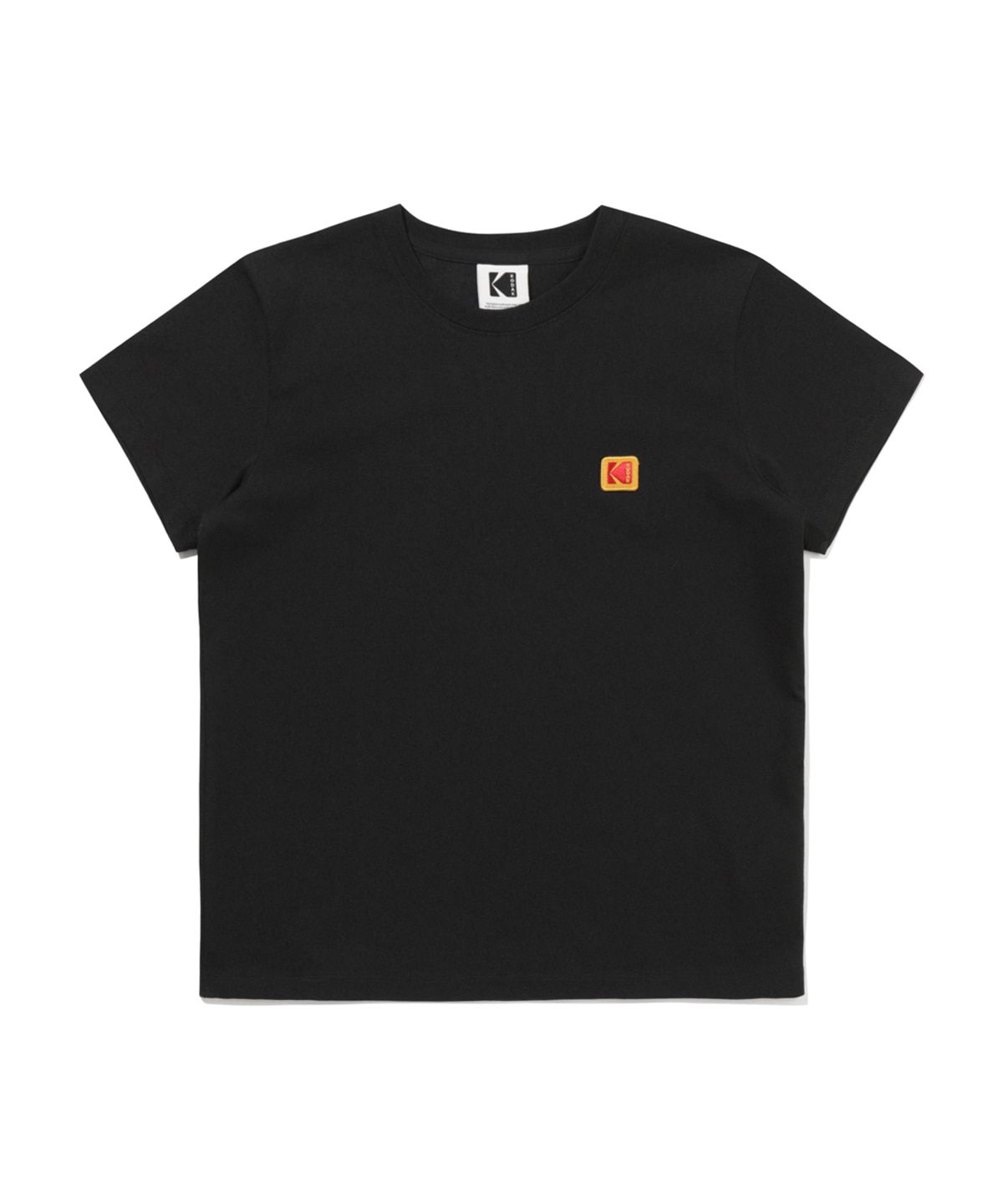 코닥(KODAK) 에센셜 아스킨 반팔 티셔츠 우먼 BLACK