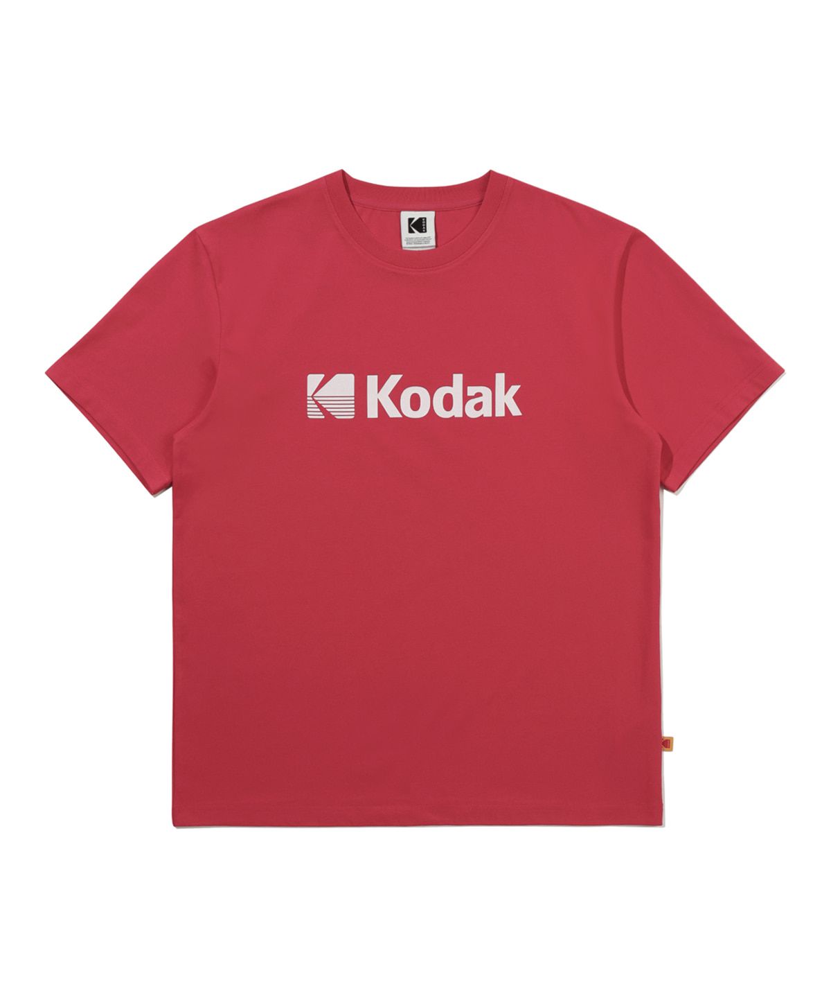 코닥(KODAK) 에센셜 빅로고 아스킨 반팔 티셔츠 RED