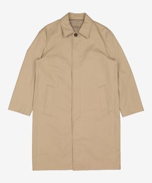 코튼 오버사이즈 맥 코트 [베이지] M