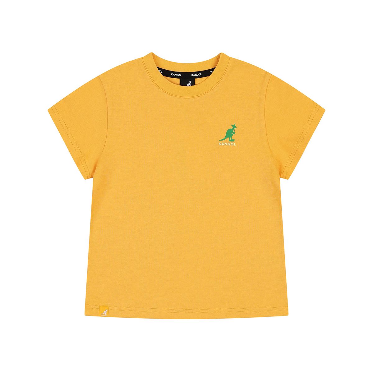 캉골키즈(KANGOL KIDS) 백 넘버 그래픽 티셔츠 SA 0214 오렌지